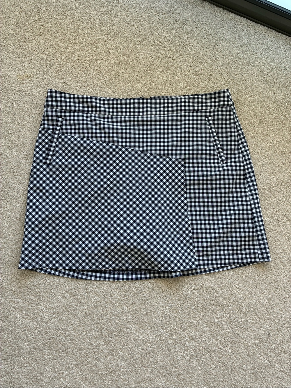 Lady Hagen Blue & White Gingham golf Skirt